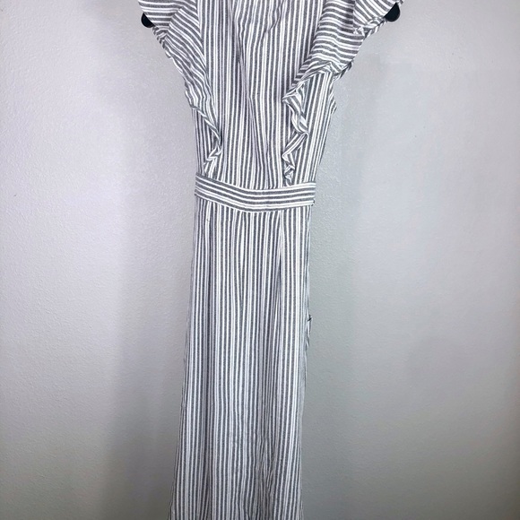 Lost + Wander Kika Tie Waist Striped Midi Dress - Picture 4 of 8